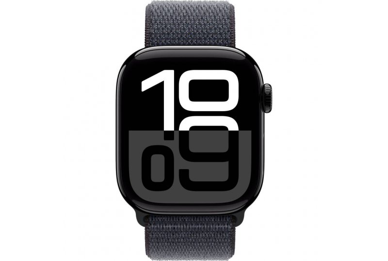 Apple Watch Series 10 корпус - черный 42mm ремешок Sport Loop чернила размер One Size Apple Watch Series 10 корпус - черный 42mm ремешок Sport Loop чернила размер One Size
